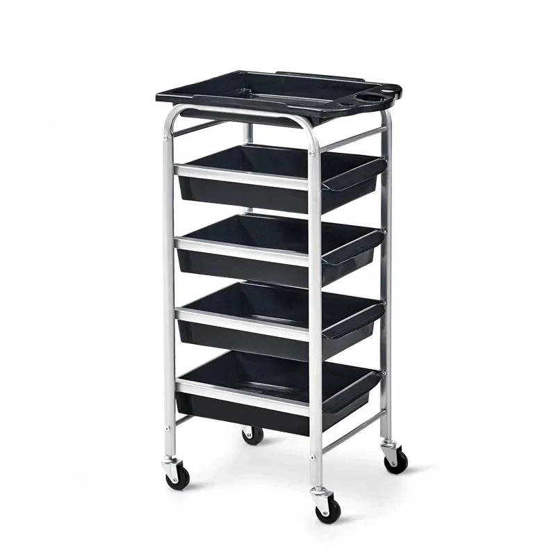 Italian Style Simplicity Trolley Storable Barber Shop Modern Trolley Designer Multifunctional Furniture Pousser Un Chariot HBSC