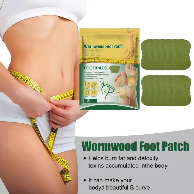 10/5/3/1Box Wormwood Detox Foot Patch Cleansing Toxins Foot Patches Adhesive Detox Foot Pads For Leg Health Cleansing Foot