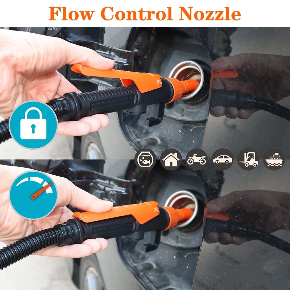 Bombas de vácuo para carro, bomba elétrica automática de óleo e absorção de água, ferramentas para tanque de combustível, portátil para suv, caminhão, barco rv