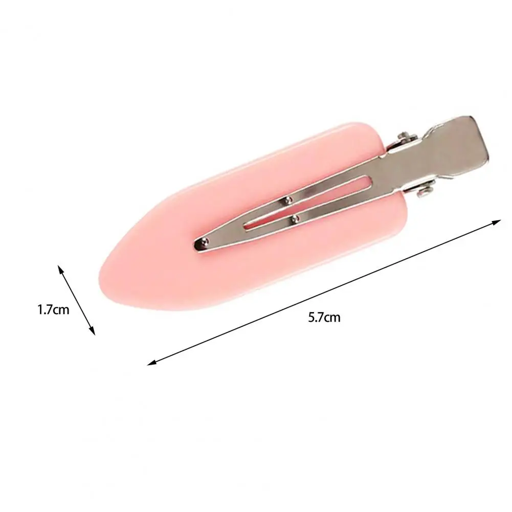 4 szt. 5 7cm akrylowe spinki do włosów bezszwowe ozdobne dla kobiet spinka do włosów grzywka spinki bez zginania grzywka boczna ozdoba dla kobiet