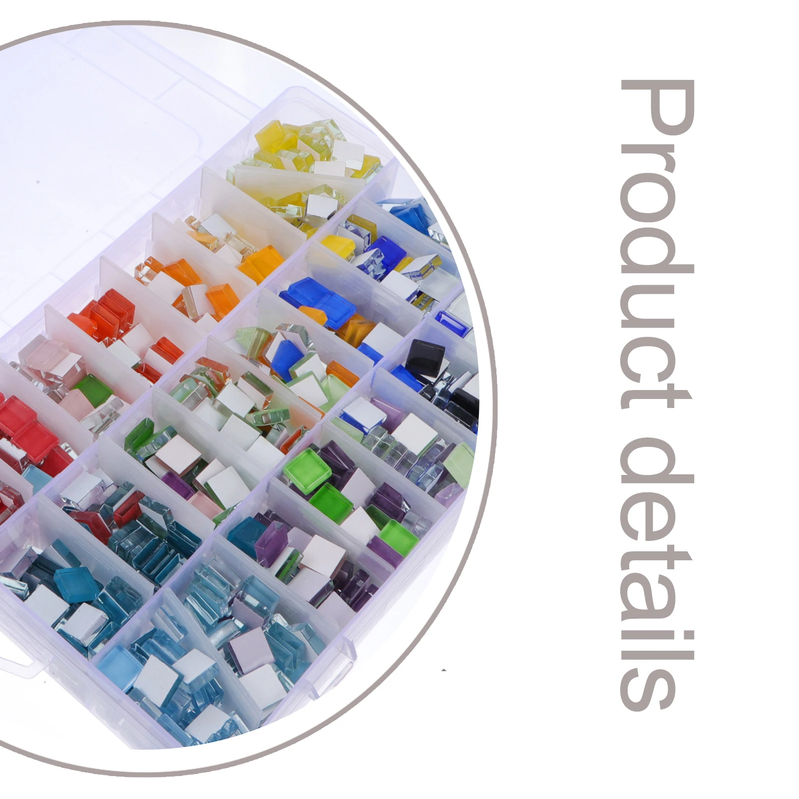 

Handmade Tiles for Crafts Glass Sheet Child Decoration DIY Mosaic Mosaic Tiles Safe Material Long Use