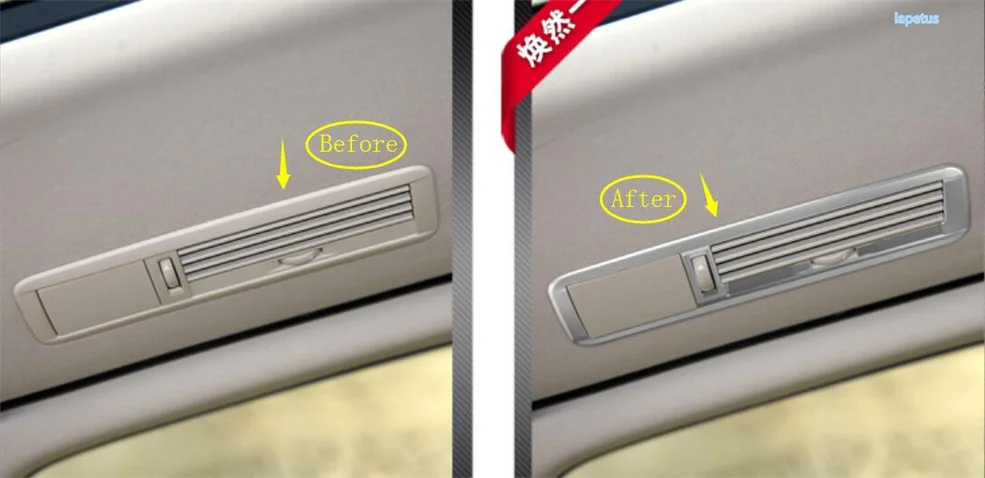 Rear Seat Roof Air Conditioner Vent AC Outlet Cover Trim Fit For Mercedes-Benz Vito W447 / V Class V260 2014 - 2021 Accessories