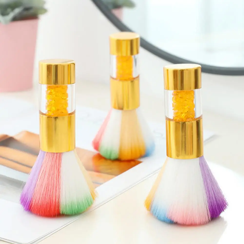 Nail Brush Useful Professional Makeup Brush Contour Blush Foundation Beauty Brush Manicure Accessories