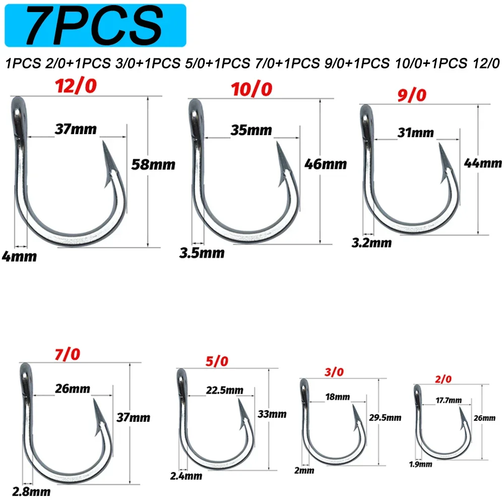 Super Giant Fish Hooks 1/0-12/0 Fishhook Stainless Steel Gaff Barbed Antirust Sharp Angle Ocean Pesca Sea Fishing Circle Hook - AliExpress 18 Super Giant Fish Hooks 1/0-12/0 Fishhook Stainless Steel Gaff Barbed Antirust Sharp Angle Ocean Pesca Sea Fishing Circle Hook - AliExpress 18
