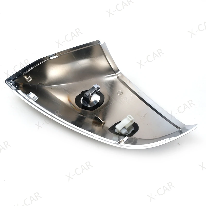X-CAR For Audi Q7 2016-2021 Q5 2019 2020 2021 Matte Chrome Reversing Mirror Cover Side Mirror Cover Shell Housing