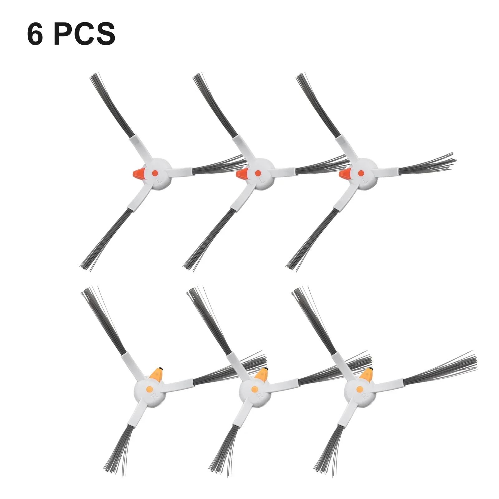 6 sztuk szczotka boczna odkurzacza do inteligentnego robota czyszczącego ABIR X6 X8 do odkurzacza AlfawiseV10/JS35 wymień