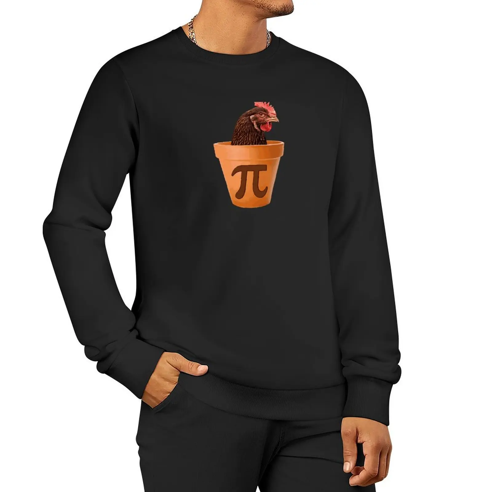 Chicken Pot Pi Sweatshirt men's autumn clothes men's clothing men's sweatshirt