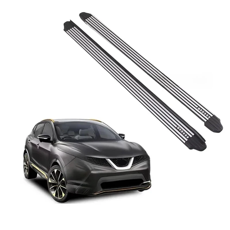 Easy Install FOR Qashqai Side Step Running Board Aluminum Alloy