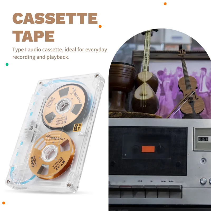 

【Necessity】Double-Sided Blank Cassette Tape 50-Minute Metal Reel Type I Retro Audio Reel To Reel