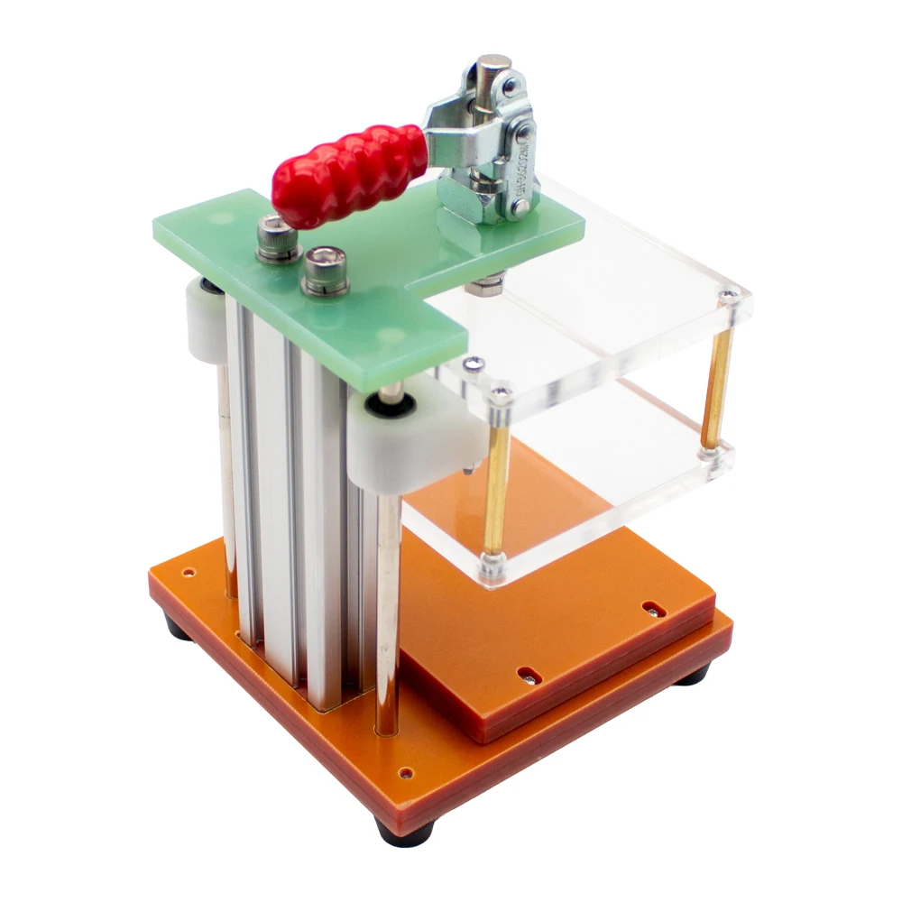 PCBA Test Fixture Universal Test กรอบ PCB การทดสอบ Jig Bakelite Fixture Test Rack พิมพ์ Circuit Board Test Fixture จังหวะ20มม.