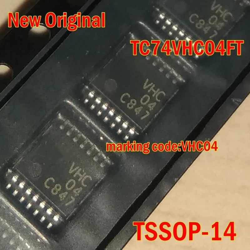 

10Pcs to 500Pcs New Original Tc74Vhc04Ft Tssop-14 Marking Code:Vhc04 Hex Inverter