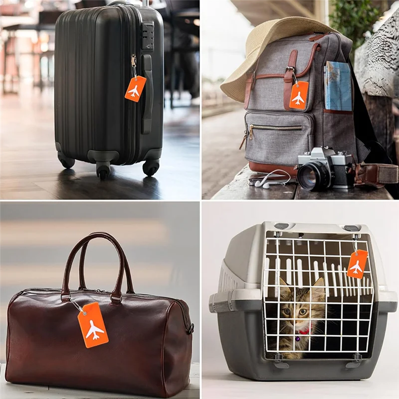 แท็กกระเป๋าซิลิโคน กระเป๋าเดินทาง กระเป๋าถือ แท็กกระเป๋าเดินทางพร้อมนามบัตร ค้นพบกระเป๋าเดินทางอย่างรวดเร็ว ใช้งานง่าย