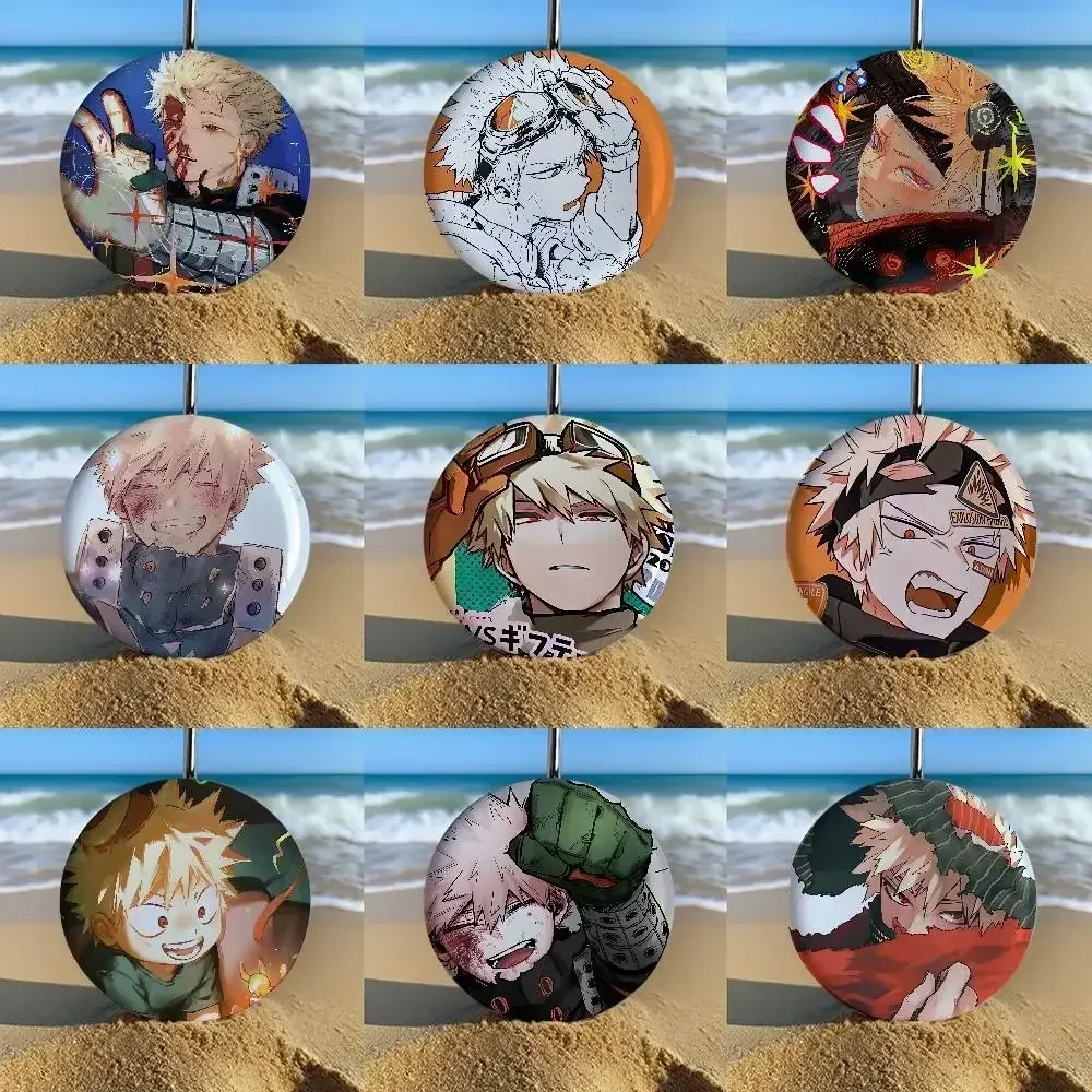 K-Katsuki Bakugos Badge Pins For Friend, Backpack, Clothing, Collectible Accessories, Jewelry Gift