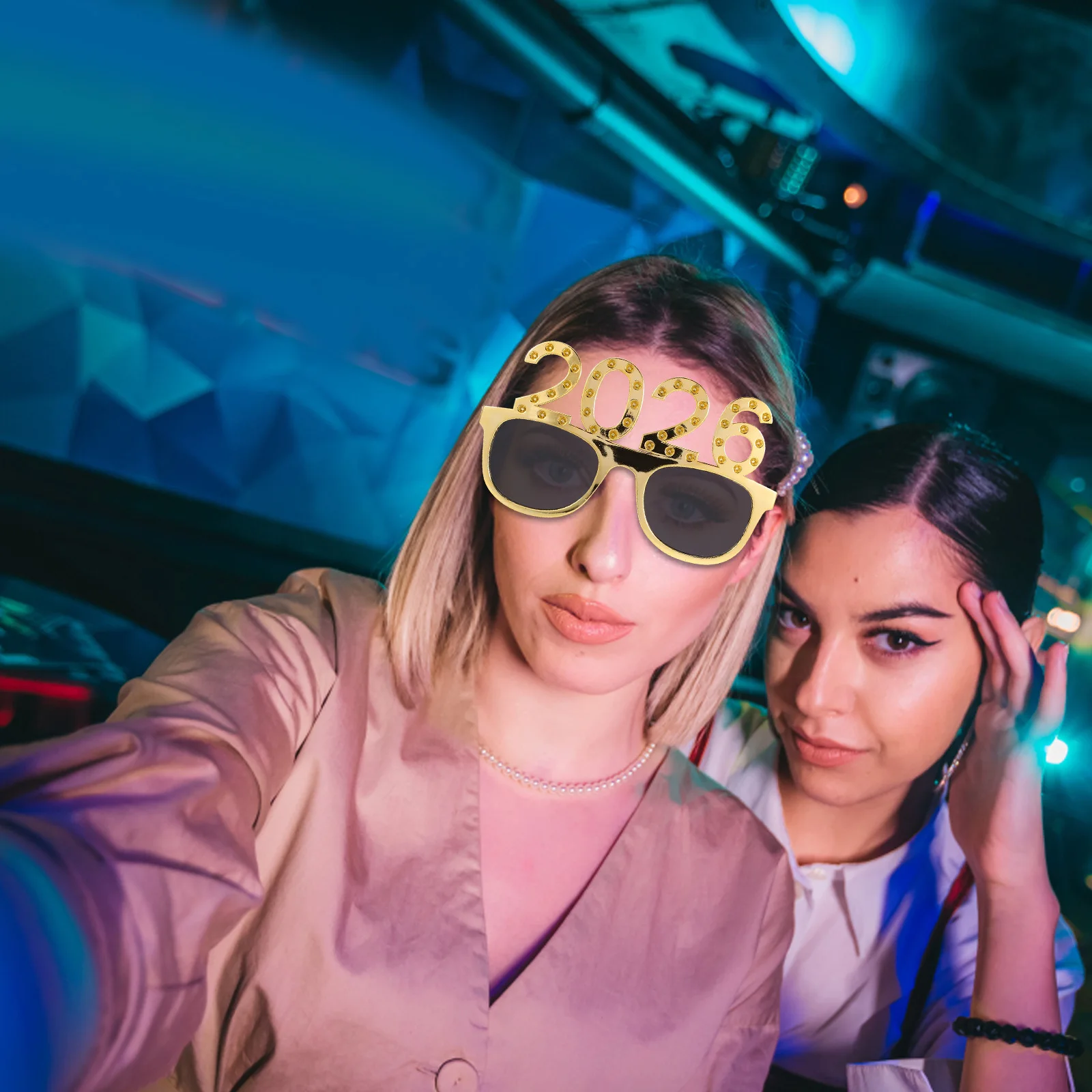 

2026 New Year Eyeglass Props Bright Colors Memorable Photos Ideal Graduation Birthday Holiday Events 2026 Eye Glasses New Years