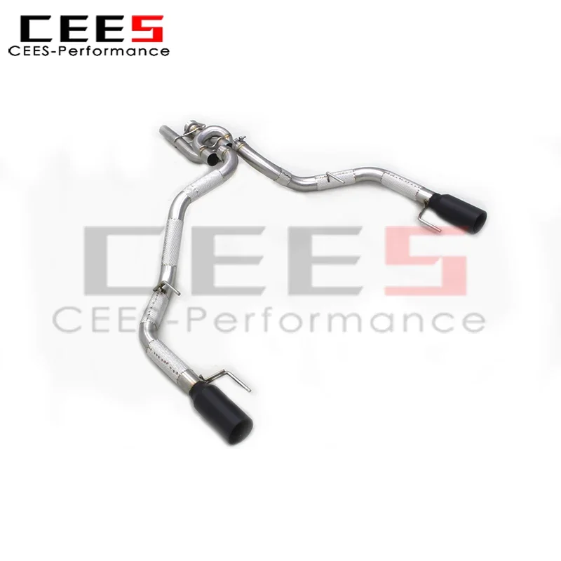 CEES High Quality Stainless Steel Straight Customized Catback Exhaust System Assembly for Ford F150 3.5T 2015-2019 Exhaust Pipe