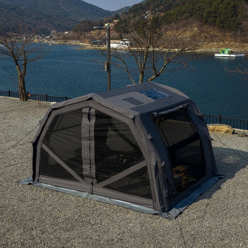 

Coody 10.0 Pro Air Tent-Gray Inflatable Camping Tent Waterproof Portable Four-Season One Bedroom Easy Setup for 2-4Person