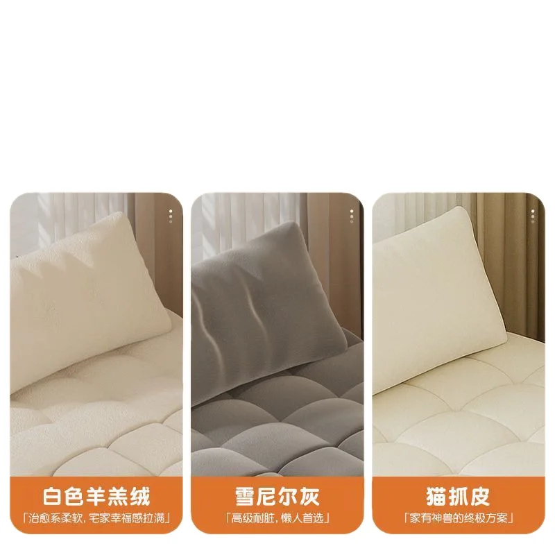 Bed dual-purpose multi-functional living room new telescopic single double pull small apartment
