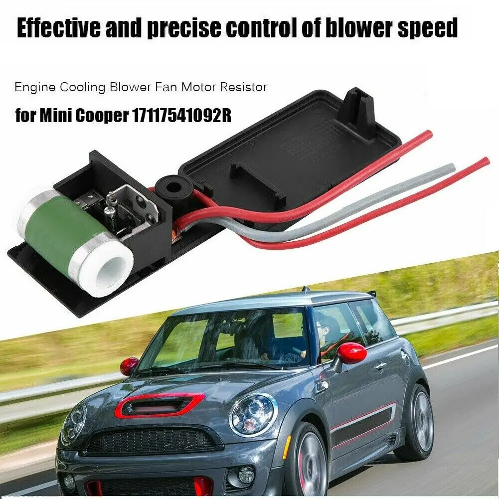 

Car Air Conditioner Blower Resistor Engine Cooling Fan Resistor 17117541092R For Mini Cooper R50 R52 R53 03-08 UK