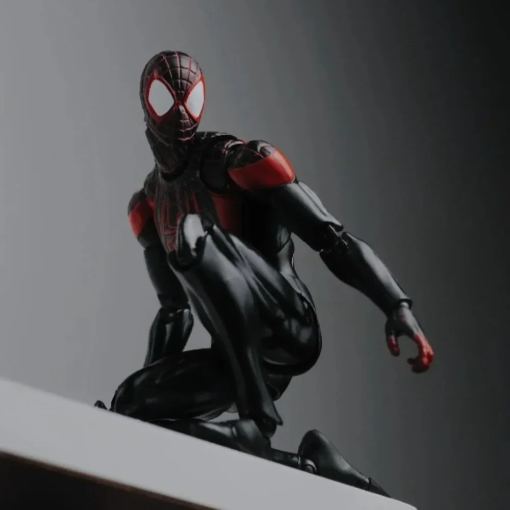 Ct Speelgoed Spiderman Mafex 092 S.H.Figuarts Spider Man Spider-Vers Miles Morales Anime Action Figure Collection Beeldje Model speelgoed