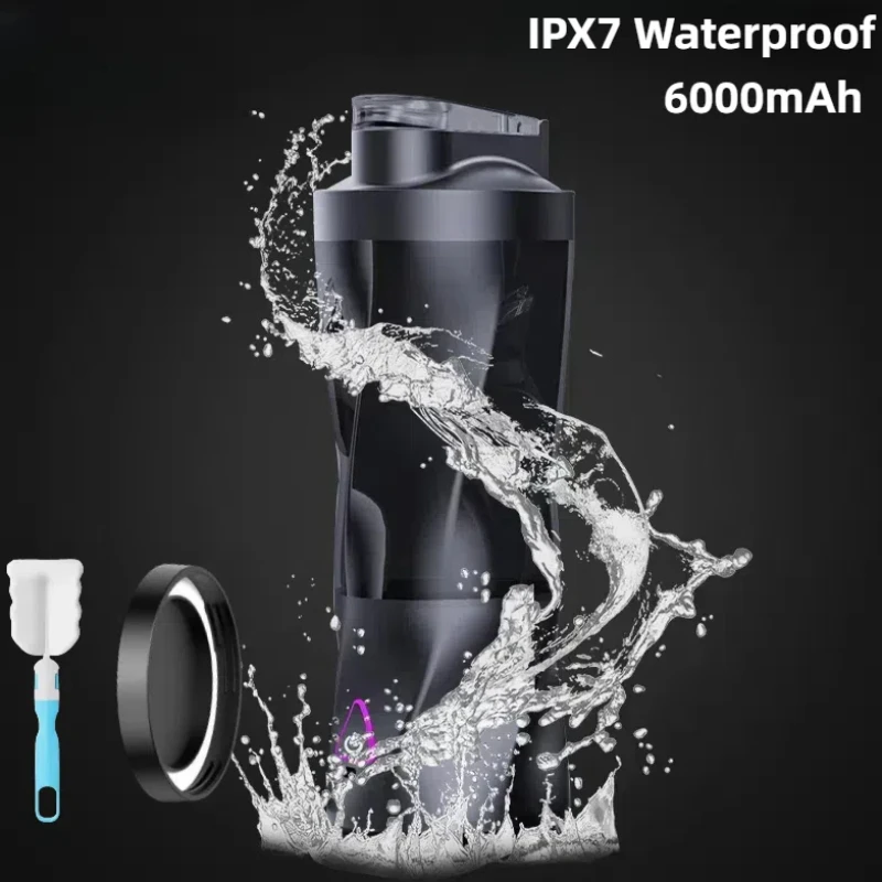 New Portable Electric Juicer Blender 700ML Household 6000mAh USB-Charged Milkshake Home Waterproof Blender Juice Bottle Juicers