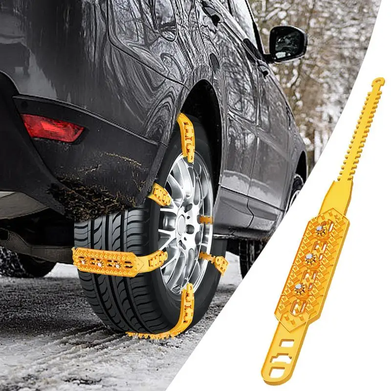 

Car Anti-Skid Chain 6x Tire Traction Chain Winter Driving Security Chain Anti Skid Snow Chains Thicken Lightweight Snow Grips