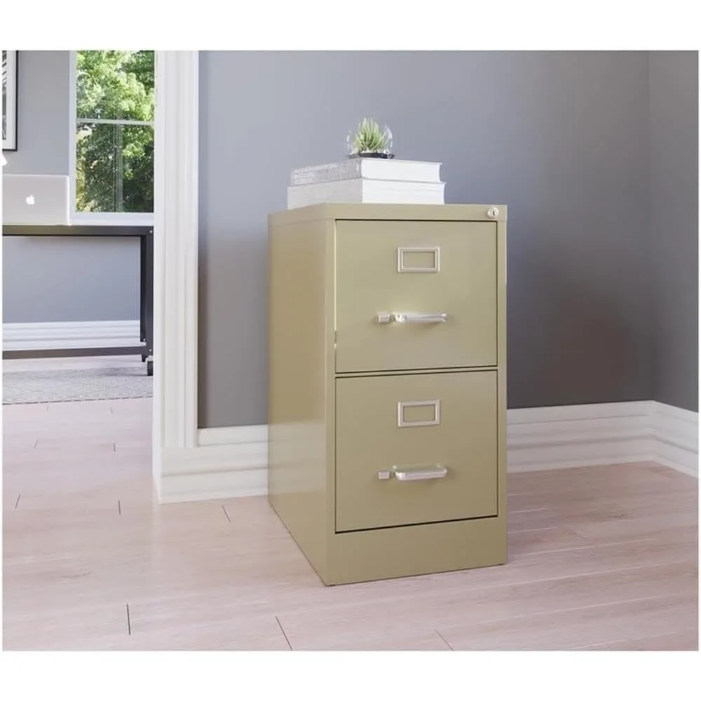 Metal Filing Cabinet Lockable Pre-Assembled Stationary Letter Size for Home, Office