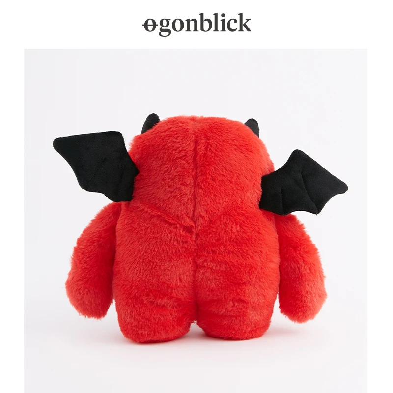 มีสินค้าในสต็อก หมอนตุ๊กตาสัตว์ปักลายน่ารักสไตล์นอร์ดิก ขนาด 26 ซม. สำหรับฮาโลวีนและคริสต์มาส ตุ๊กตาปีศาจน้อยต้นคริสต์มาส