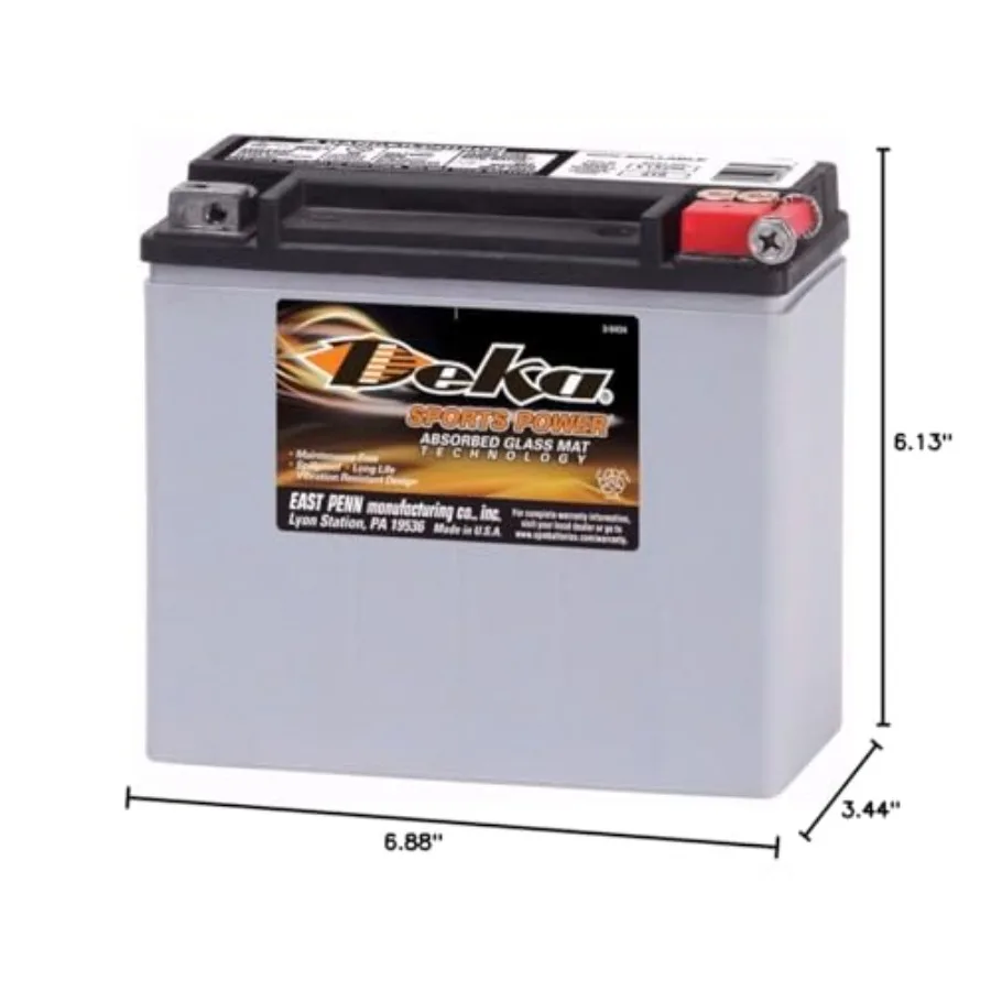 بطارية Deka Power Sports ETX20L لتطبيقات البحرية والRV مع أمبير تثبيت بارد عالي وأداء طويل الأمد في Har