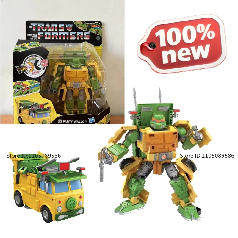Novo local transformador limitado tmnt caixa original uma boneca móvel ornamentos de estúdio decorações figura brinquedo robô presente do feriado