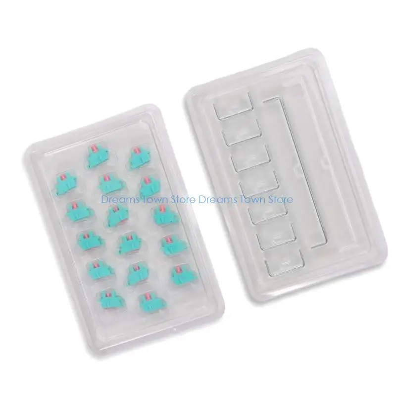 HX6A Silents Operations Mechanical Keyboards Stabilizers POM Plastic Steel Plate Structure