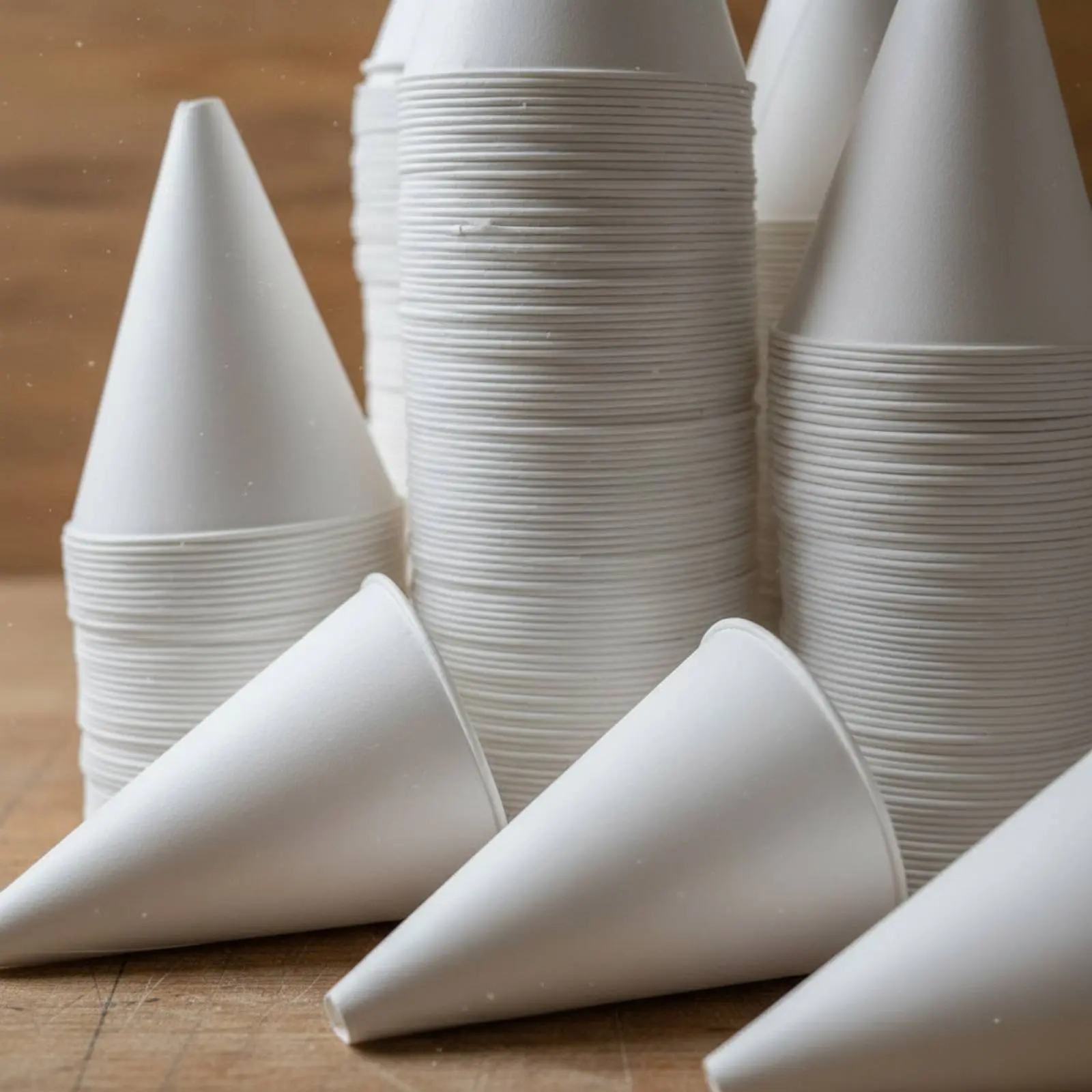 Disposable Paper Funnel Leak Resistant Paper Cone Funnel Space-Saving No Cleanup Required for DIY Mechanics, Garage