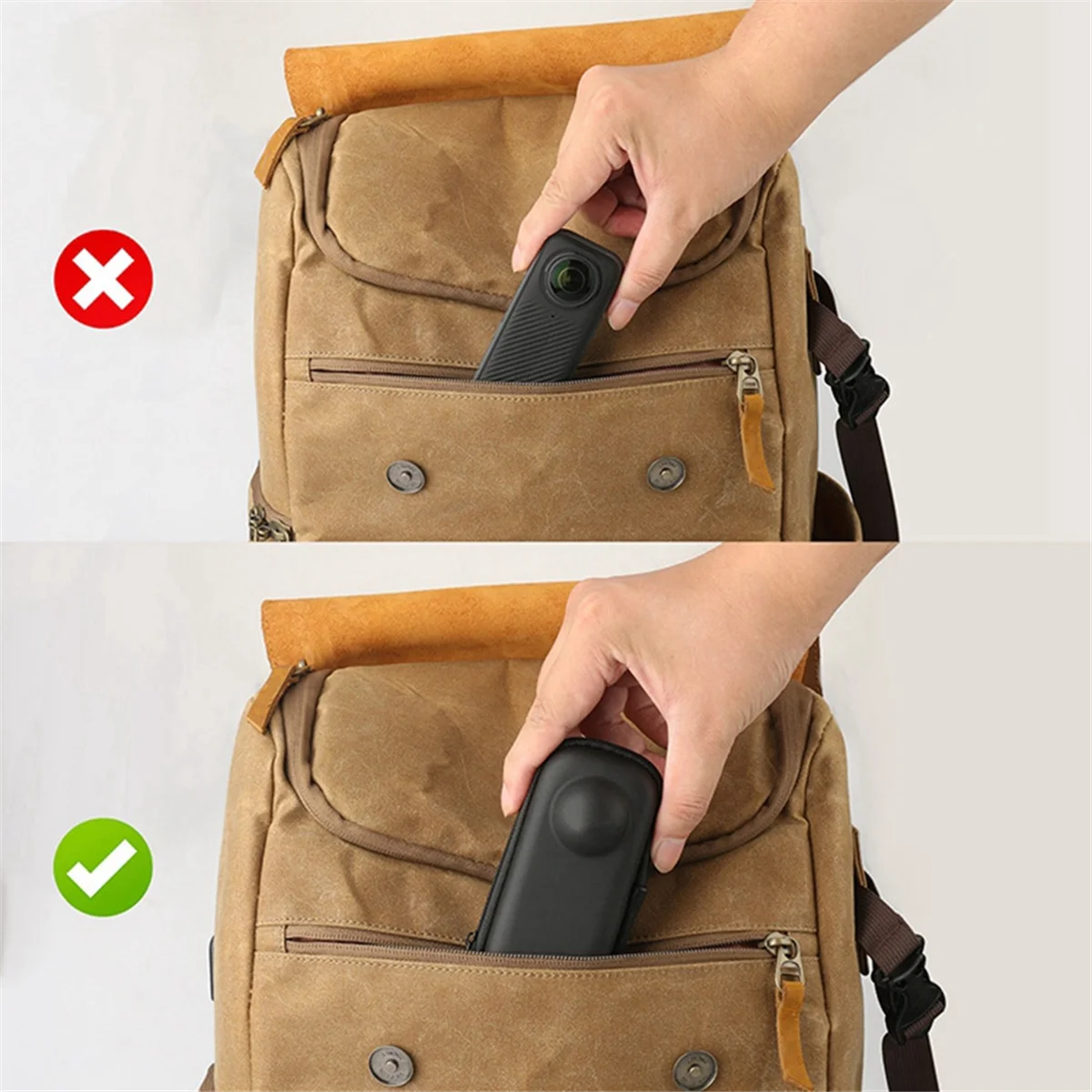 ホット販売キャリングケース X4 アンチスクラッチポータブル保護カバーシェル収納袋 X4 カメラ