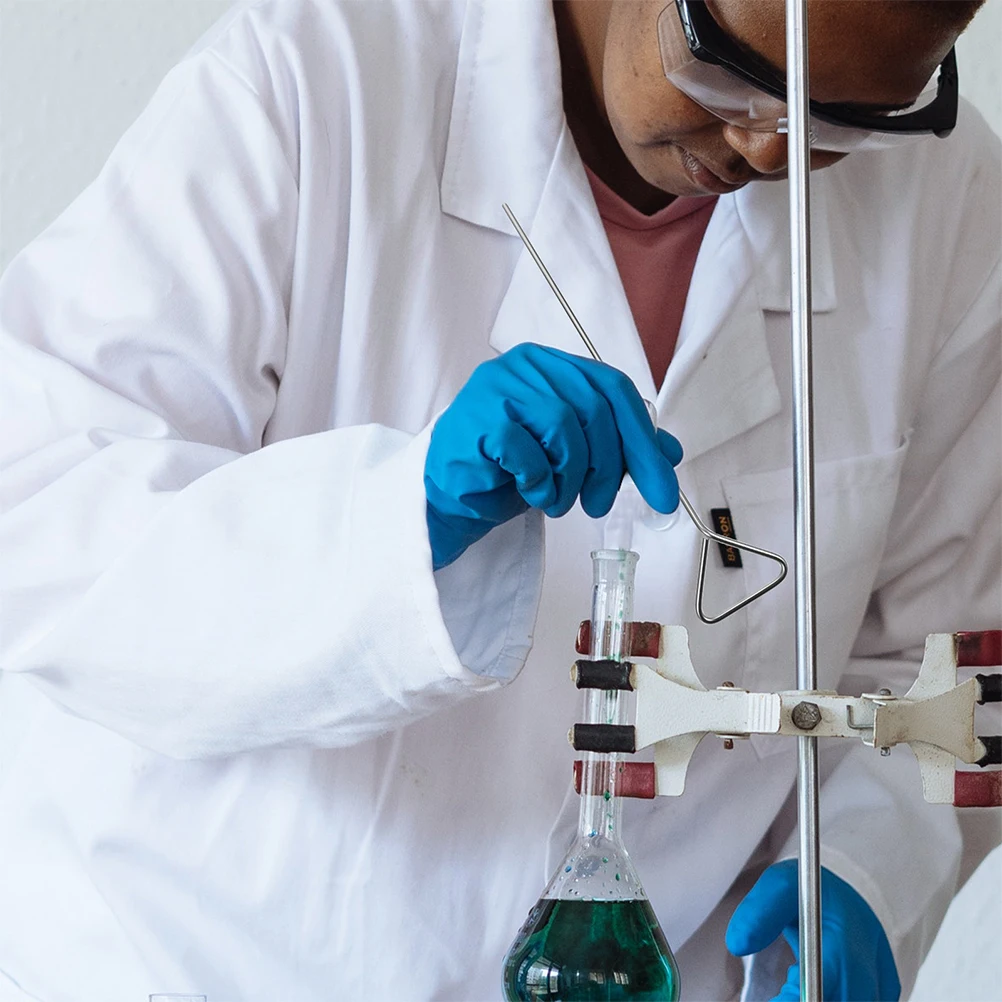 5pcs Stainless Steel Cell Spreaders Rust Resistant Reusable Lab Tools Triangle Head Spreading Bar Even Pressure Distribution