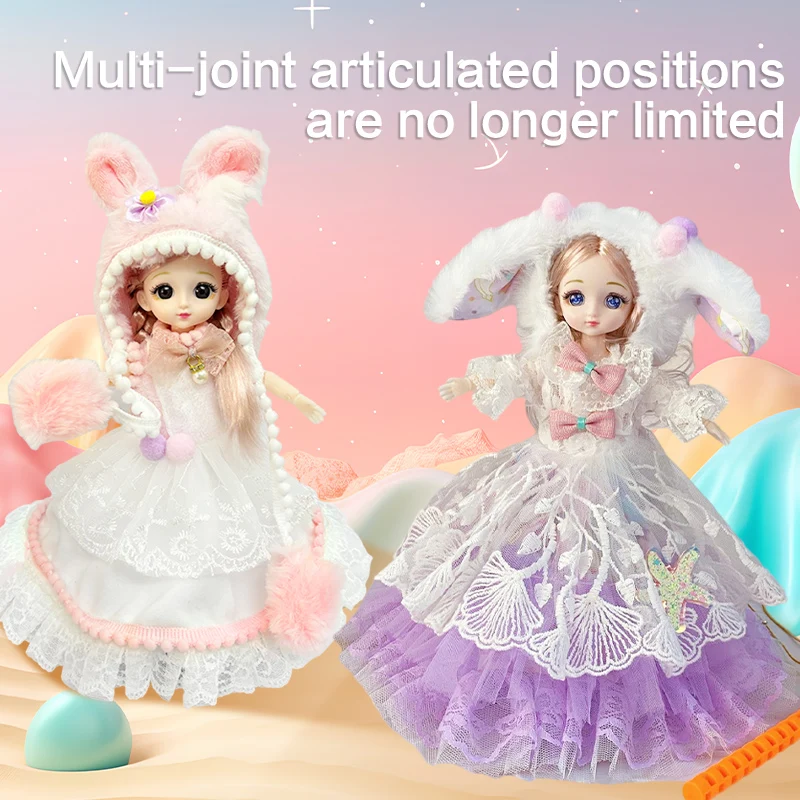 دمية الأميرة الأنيقة مقاس 9 بوصة مزودة بمصابيح LED وموسيقى، ألعاب الأميرة للفتيات والأطفال، هدايا عيد ميلاد رائعة #3