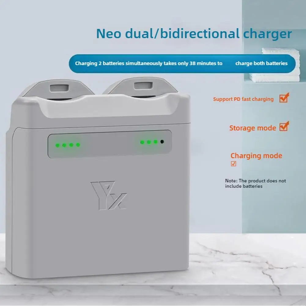 Battery Charger For DJI Neo Fast Charging Hub Two-Way Charging Hub Power Bank Battery Charging Butler Drone Accessories