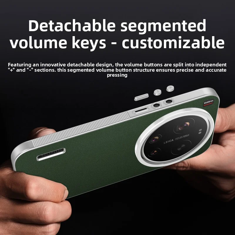 Etui na Xiaomi Mi 17 Ultra, luksusowe, ze skóry PU, modne, z ochroną obiektywu aparatu, tylna obudowa ochronna na telefon Xiaomi Mi17 Ultra. — zdjęcie produktu 6