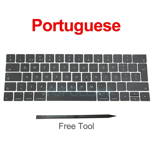 New A1989 A1990 Keyboard keys keycap for Macbook Pro Retina laptop