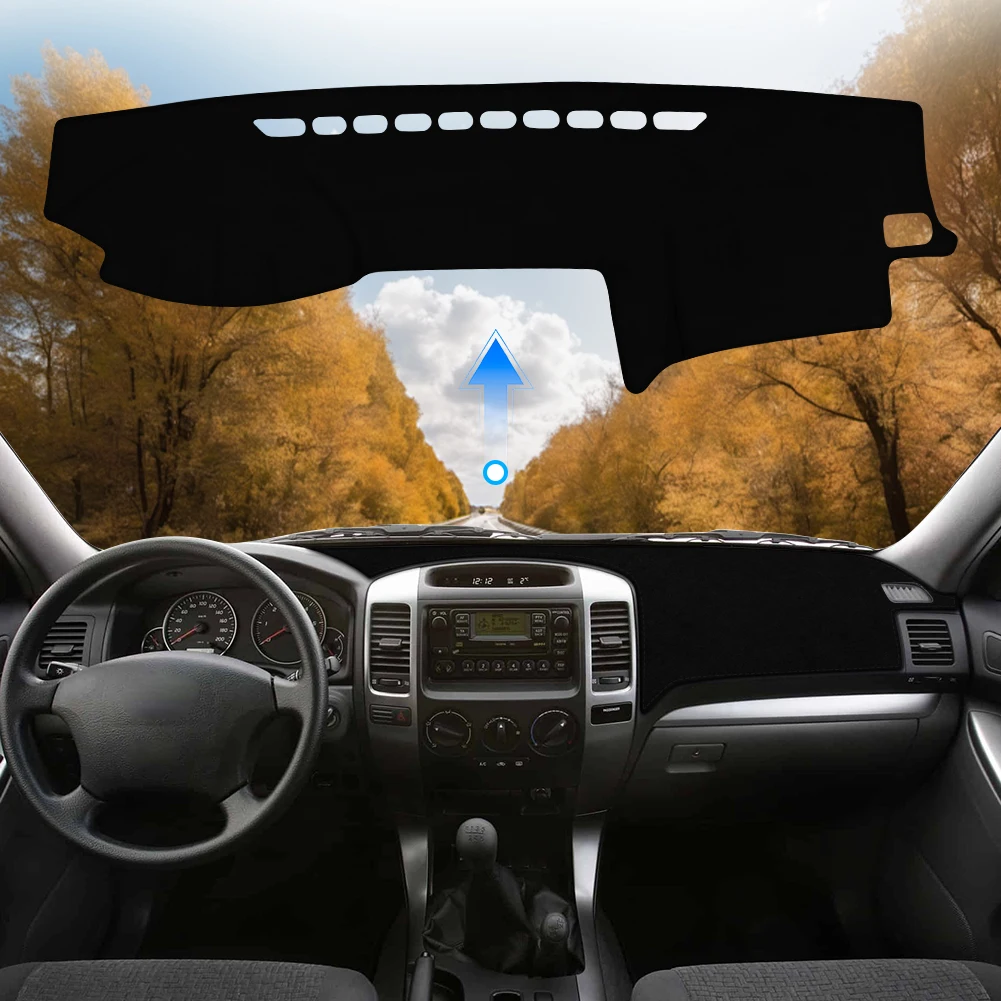 

For Toyota Prado Lexus GX470 J120 2003-2009 Car Inner Accessories Dashboard Cover Mat Reflect Light non-slip Pad Instrument Pan