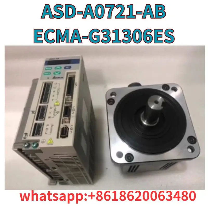 

Second hand ASD-A0721-AB servo driver ECMA-G31306ES servo motor set - sold single, tested intact, and shipped quickly