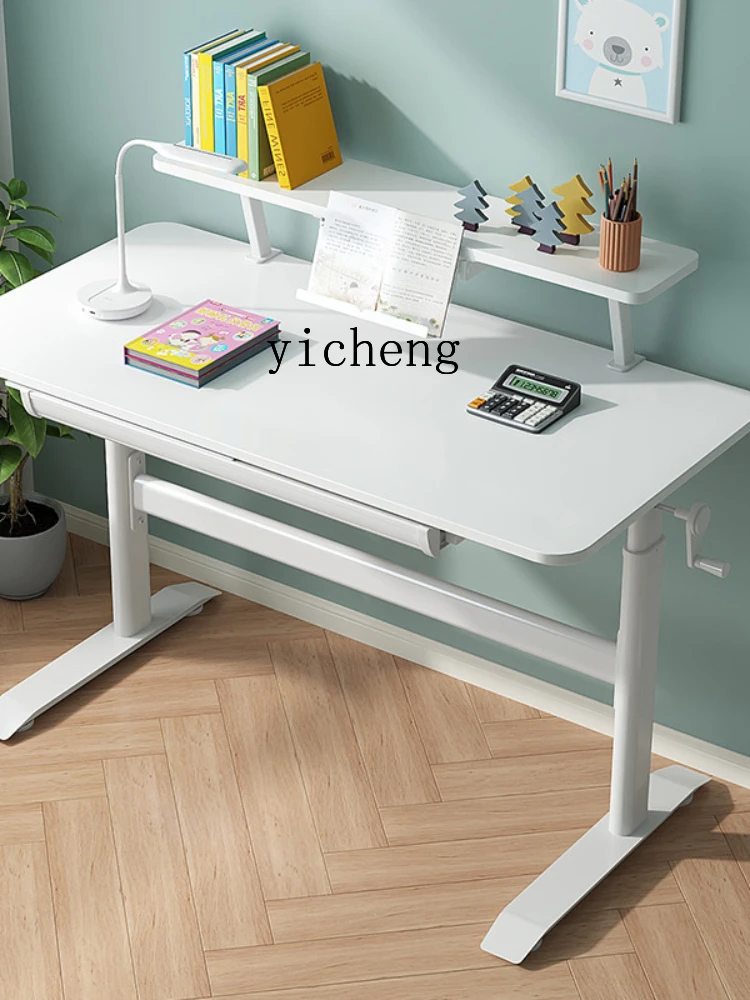 Yy Adjustable Desk Study Table Home Table and Chair Writing Children's Desk