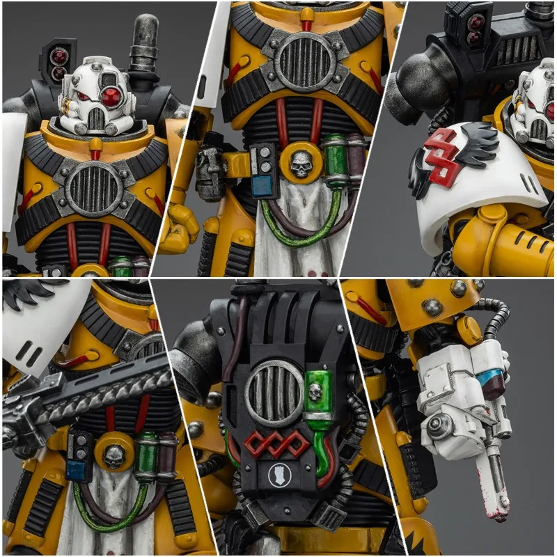 

JOYTOY Warhammer 30K Императорские кулаки Легион Аптекарь 1/18 Фигурка Игровая модель Кукла Аниме Фигурка с шарнирными суставами