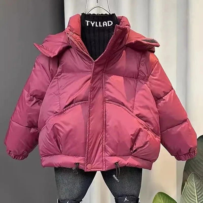 Children's Cotton-padded Jacket for Boys 2024 New Winter Baby Winter Korean Version Cotton-padded Jacket Children 100-160cm