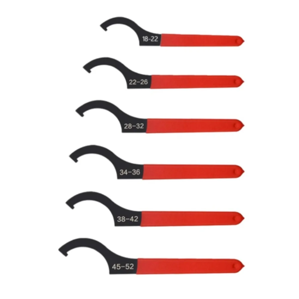Hook Wrench Set Compatible with For crescent Style Tools 6 Piece or 9 Piece High Carbon Steel Heat Treated Construction