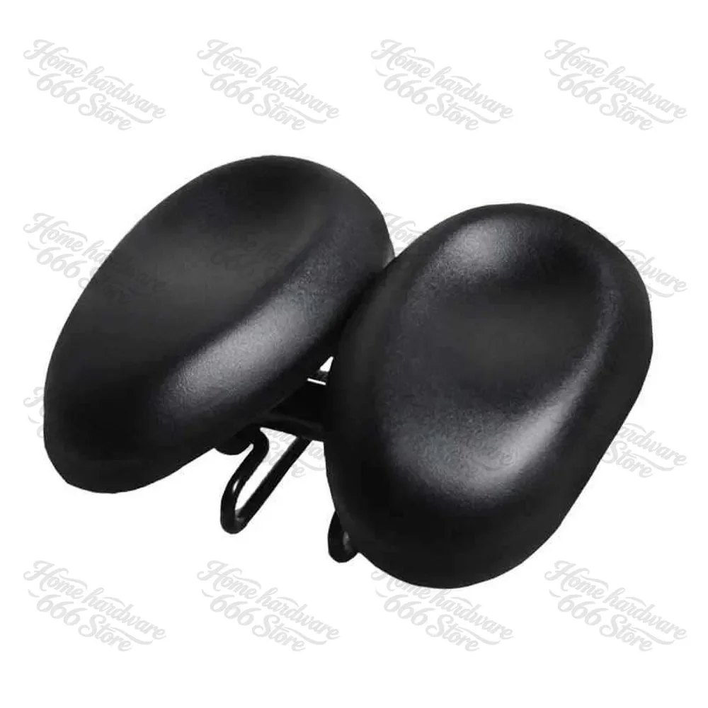 Two-Seat Bicycle Cushion Comfortable Dual Padded Multi-Function Replacement Sports Noseless Easy Install Bike Saddles Pad