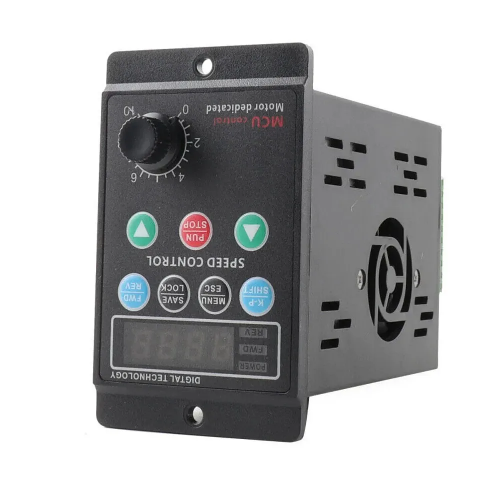 750W 1HP Single Phase to 3 Phase Variable Frequency Drive Inverter AC110/220V VFD VSD for Industrial Applications