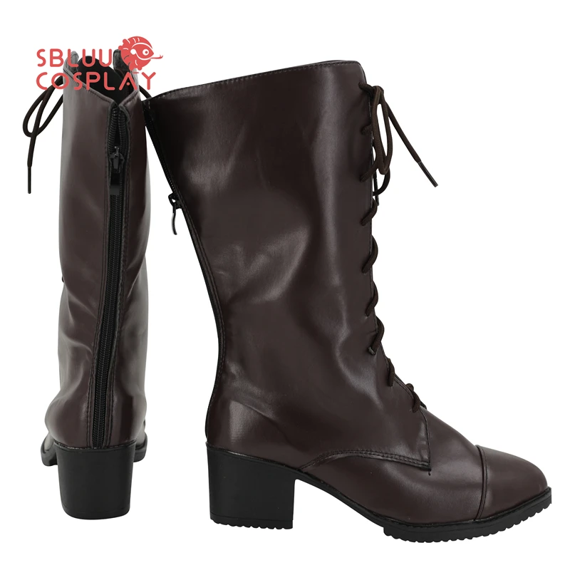 SBluuCosplay Anime Himemori Luna Cosplay Schuhe Halloween Party Nach Maß Stiefel