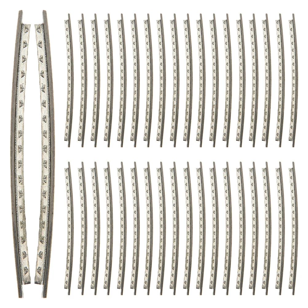 

48Pcs Replacement Fret Wires for Guitar 2.2mm Cupronickel Fingerboard Parts Optimal Spacing Stable Intonation Electric Bass