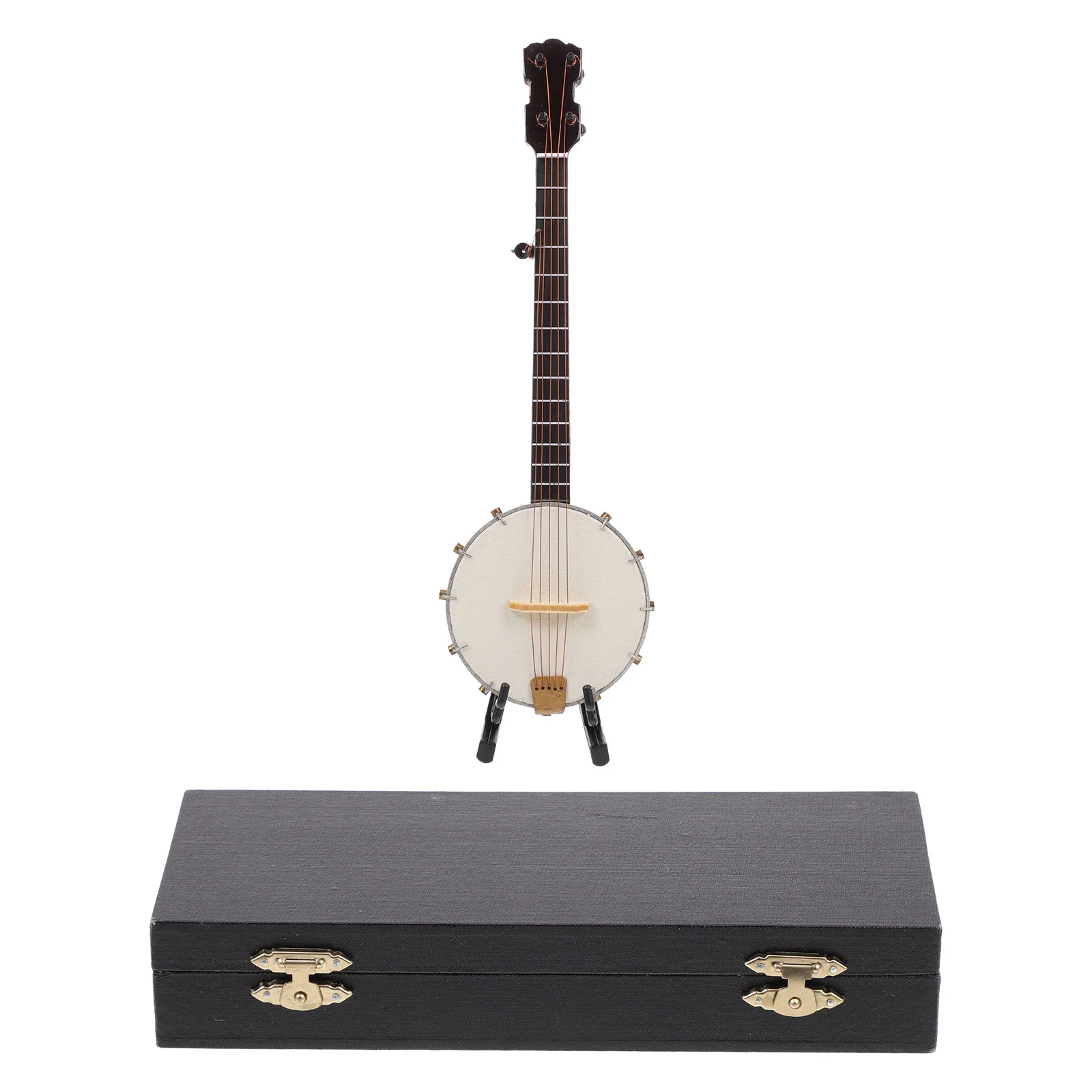 

Banjo Model Musical Instrument Decorative Instruments Practical Miniature Adornment Simulated Ornament