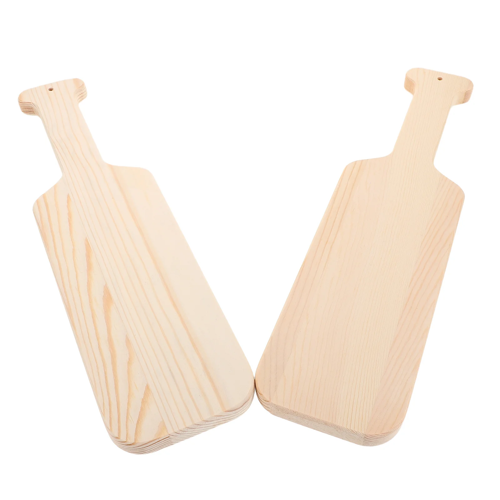 

2pcs Unfinished Wood Paddle Boards 15 Inch Diy Painting Craft Decoration Fraternity Team Spirit Student Club Activity Handicraft