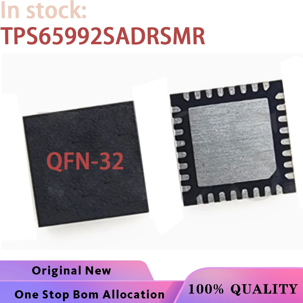 (2-5PCS)100% New TPS65992SADRSMR TPS65992SAD TPS65992SAD TPS65992S 65992SAD 65992S QFN-32 ic bga Chipset